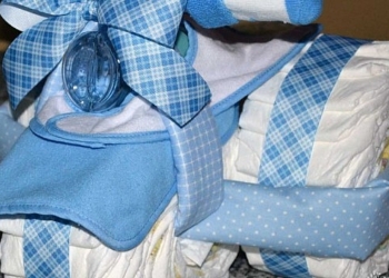 Tricikl od pelena – sjajan poklon za novorođenče