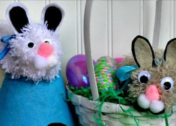 Napravite najjednostavniju, lepu uskršnju igračku – pufnasti zeka