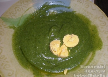 Zeleni pire od karfiola i blitve