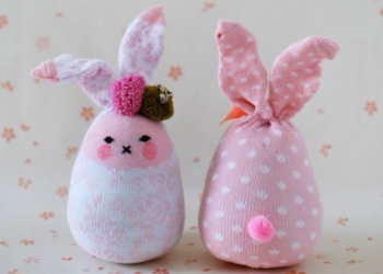 Napravite uskršnje zečiće od čarapica