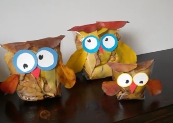 Šuškave sovice od jesenjeg lišća