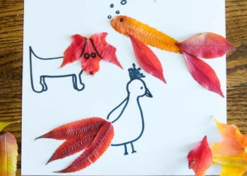 Sjajna jesenja zabava: Pronađi oblik i zalepi