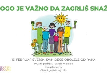 ZAGRLI SNAŽNO – podrška deci oboleloj od malignih bolesti