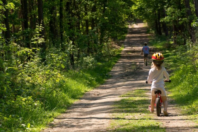 children on bike