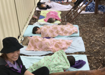 Spavanjem na otvorenom vrtić se bori protiv širenja virusa