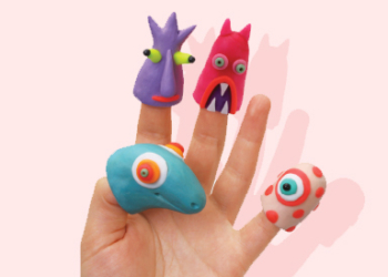 Kreativno kod kuće: Napravite lutkice za prste od plastelina