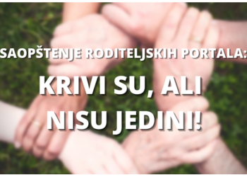 Obraćanje roditeljskih portala povodom nasilja u Trsteniku: Krivi su, ali nisu jedini!
