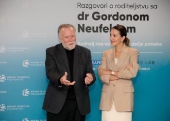 Privrženost je osnova roditeljstva – dr Gordon Njufeld održao predavanje u Beogradu na poziv Fondacije Novak Đoković