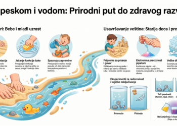 Moć igre peskom i vodom: Zašto je „prljanje“ ključno za razvoj vašeg deteta